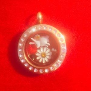 Small Bling Origami Owl locket